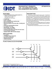 QS3VH125PA8 datasheet pdf IDT