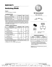 BAS16LT1 datasheet pdf ON Semiconductor