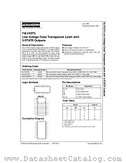 74LVX373SJX datasheet pdf Fairchild Semiconductor
