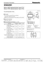 XN04391 datasheet pdf Panasonic