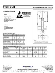 LO566AYL4-70G-A datasheet pdf Marktech Optoelectronics