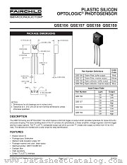 QSE159E3R0 datasheet pdf Fairchild Semiconductor