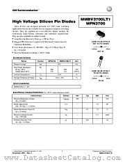 MPN3700 datasheet pdf ON Semiconductor