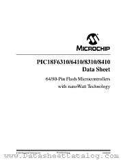 PIC18F6310 datasheet pdf Microchip