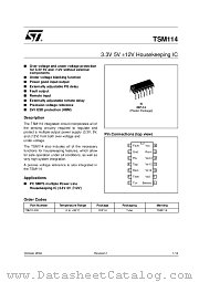 TSM114CN datasheet pdf ST Microelectronics