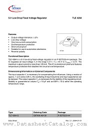 TLE 4264 G datasheet pdf Infineon