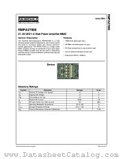 RMPA27000 datasheet pdf Fairchild Semiconductor