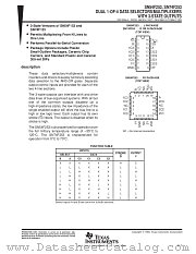 SN74F253NSR datasheet pdf Texas Instruments