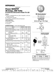 NTP30N20 datasheet pdf ON Semiconductor