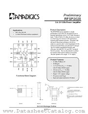 RFSP2020 datasheet pdf Anadigics Inc