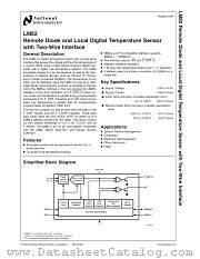 LM82CIMQA datasheet pdf National Semiconductor