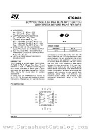 STG3684 datasheet pdf ST Microelectronics