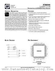 ICS8344I datasheet pdf Texas Instruments