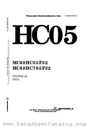 68HC705F32 datasheet pdf Freescale (Motorola)