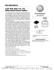 MC100LVE210FNR2 datasheet pdf ON Semiconductor