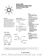 4N35-000E datasheet pdf Agilent (Hewlett-Packard)
