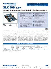 SLC100-22 datasheet pdf C&D Technologies