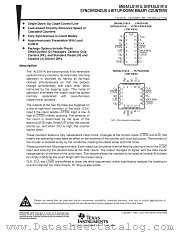 SN54ALS191AJ datasheet pdf Texas Instruments