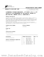 5962P9951702VYA datasheet pdf National Semiconductor