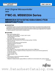 MB89P538 datasheet pdf Fujitsu Microelectronics