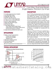 LT1179 datasheet pdf Linear Technology
