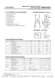 KMOC3021 datasheet pdf Cosmo Electronics