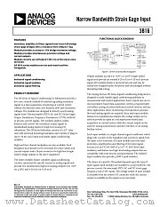 3B16-00 datasheet pdf Analog Devices