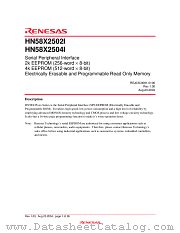 HN58X2502TIE datasheet pdf Renesas