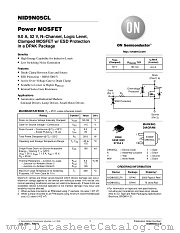 NID9N05CLT4G datasheet pdf ON Semiconductor