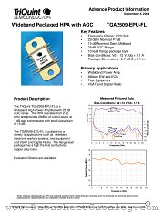 TGA2509-EPU-FL datasheet pdf TriQuint Semiconductor