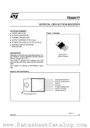 TDA8177 datasheet pdf ST Microelectronics