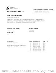 5962-8755301EA(54ACT139DMQB) datasheet pdf National Semiconductor