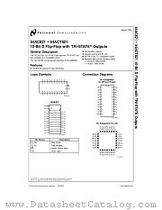5962-88705013A(54ACT821LMQB) datasheet pdf National Semiconductor