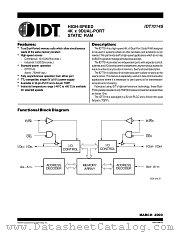 IDT7014S15PF datasheet pdf IDT