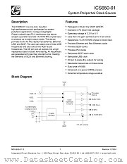 ICS650-01 datasheet pdf Texas Instruments