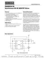 FAN53418MX datasheet pdf Fairchild Semiconductor