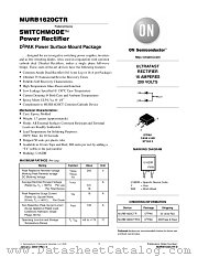 MUR1620CTR datasheet pdf ON Semiconductor