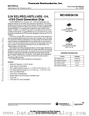 MC100ES6139 datasheet pdf Freescale (Motorola)