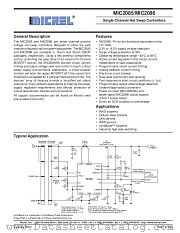 MIC2085 datasheet pdf Micrel Semiconductor