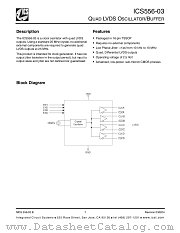 ICS556-03 datasheet pdf Texas Instruments