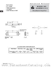 DAMB6416-X datasheet pdf DAICO Industries