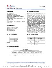 ATS266 datasheet pdf Anachip