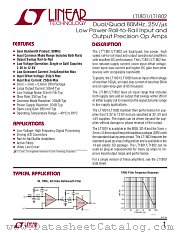 LT1802 datasheet pdf Linear Technology