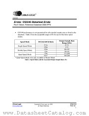 CS5340 datasheet pdf Cirrus Logic