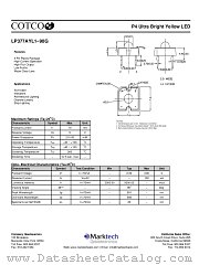 LP377AYL1-90G datasheet pdf Marktech Optoelectronics
