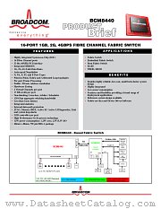 BCM8440 datasheet pdf Broadcom
