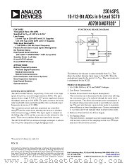 AD7920BRM datasheet pdf Analog Devices