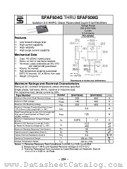 SFAF508G datasheet pdf Taiwan Semiconductor