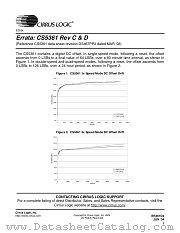 CS5361 datasheet pdf Cirrus Logic