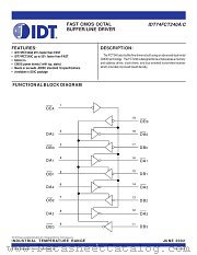 IDT74FCT240ASO datasheet pdf IDT
